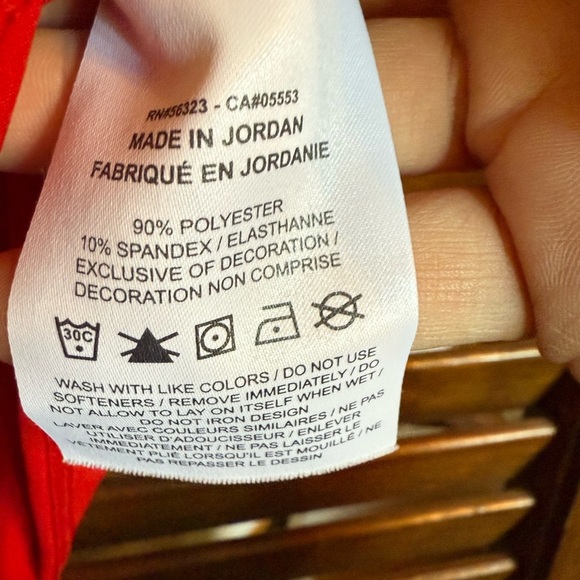 Nike Pro men’s L Dri Fit fitted shirt red EUC - Picture 3 of 5